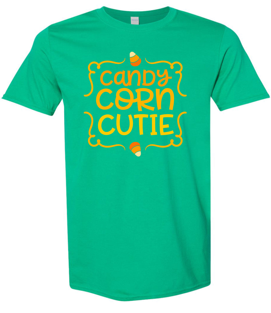 Candy Corn Cutie Adult Gildan Soft Shirt