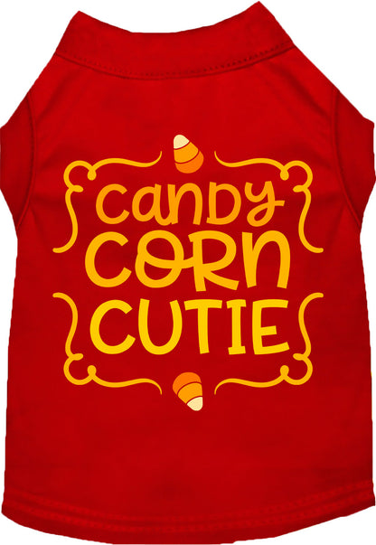Red Candy Corn Cutie pet shirt