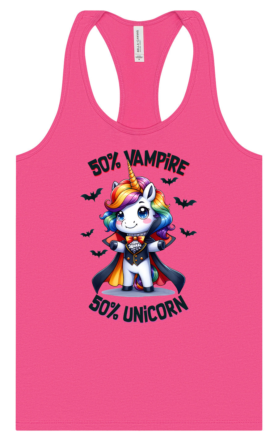 50 Percent Vampire Women's Racerback Tank