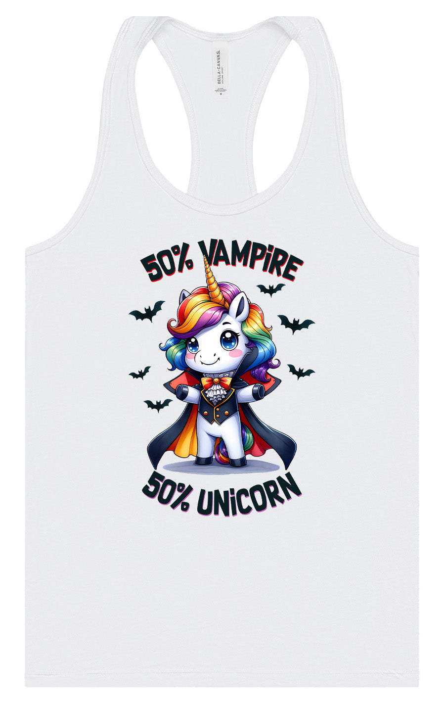 50 Percent Vampire Women's Racerback Tank