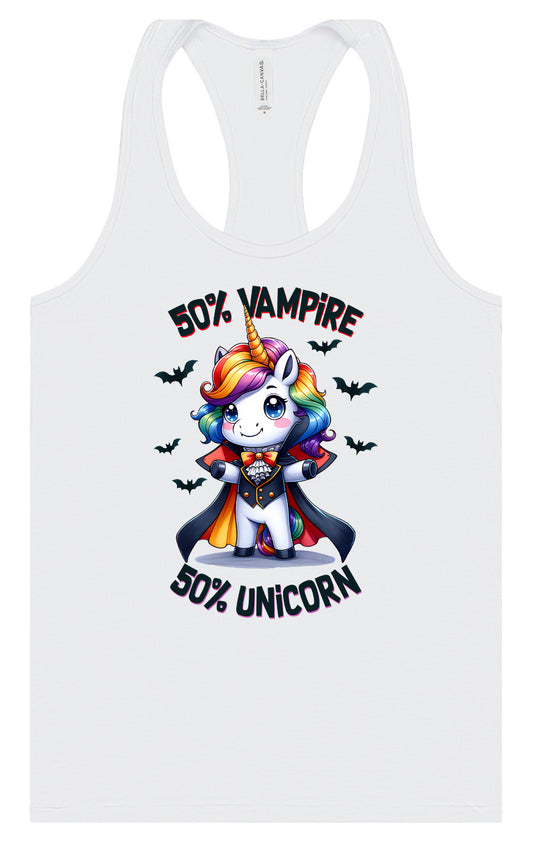 50 Percent Vampire Women's Racerback Tank