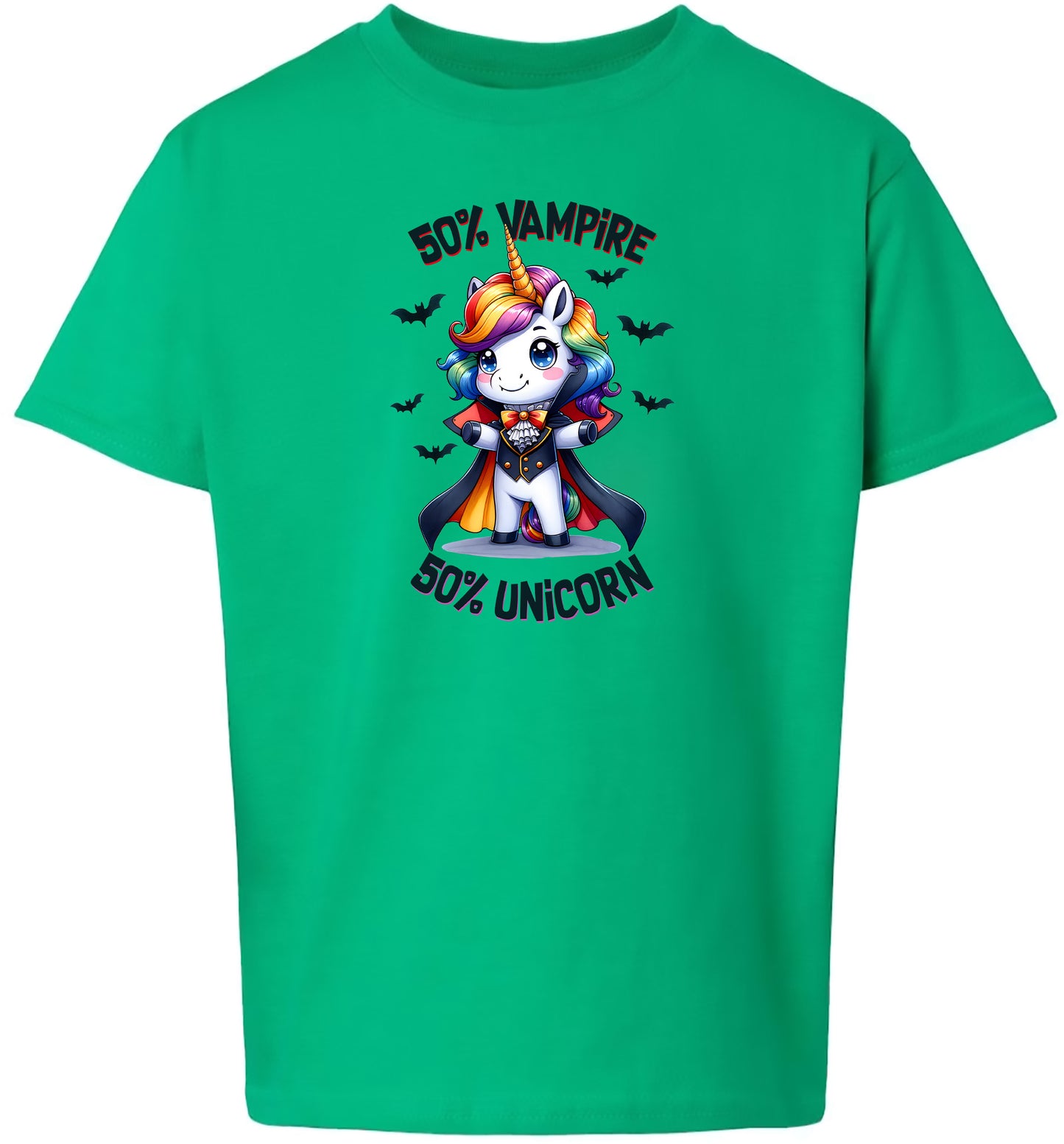 50 Percent Vampire Children's Gildan Soft Shirt