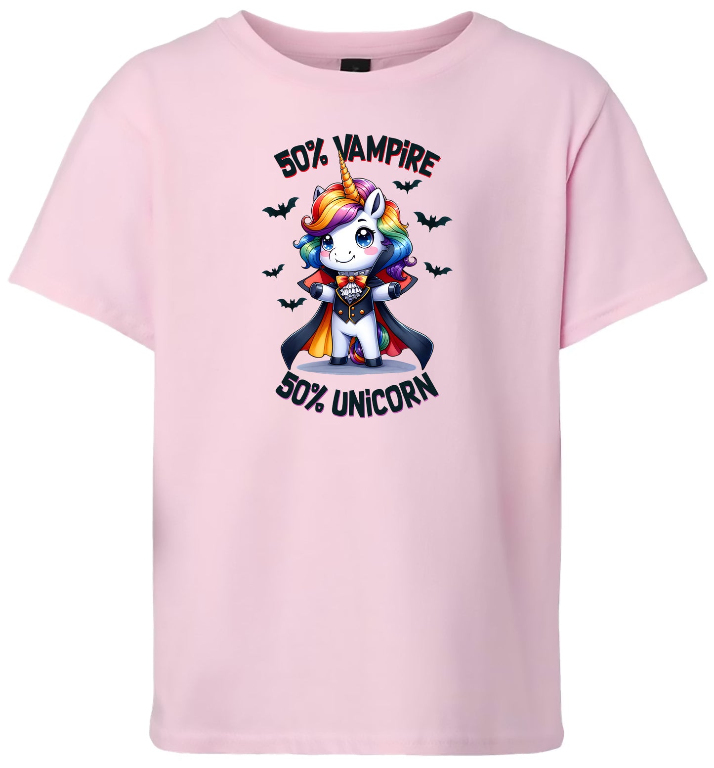 50 Percent Vampire Children's Gildan Soft Shirt