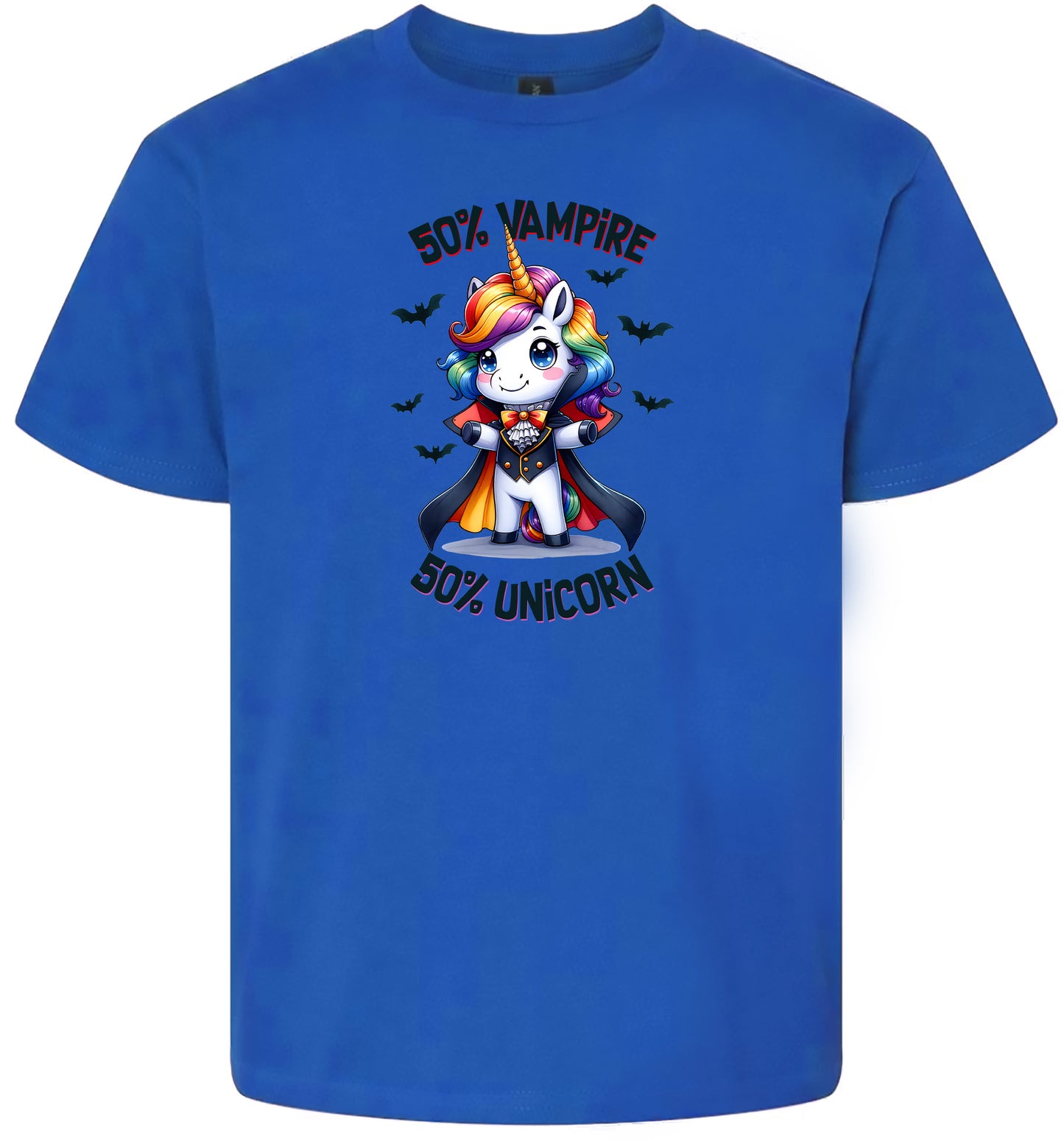 50 Percent Vampire Children's Gildan Soft Shirt