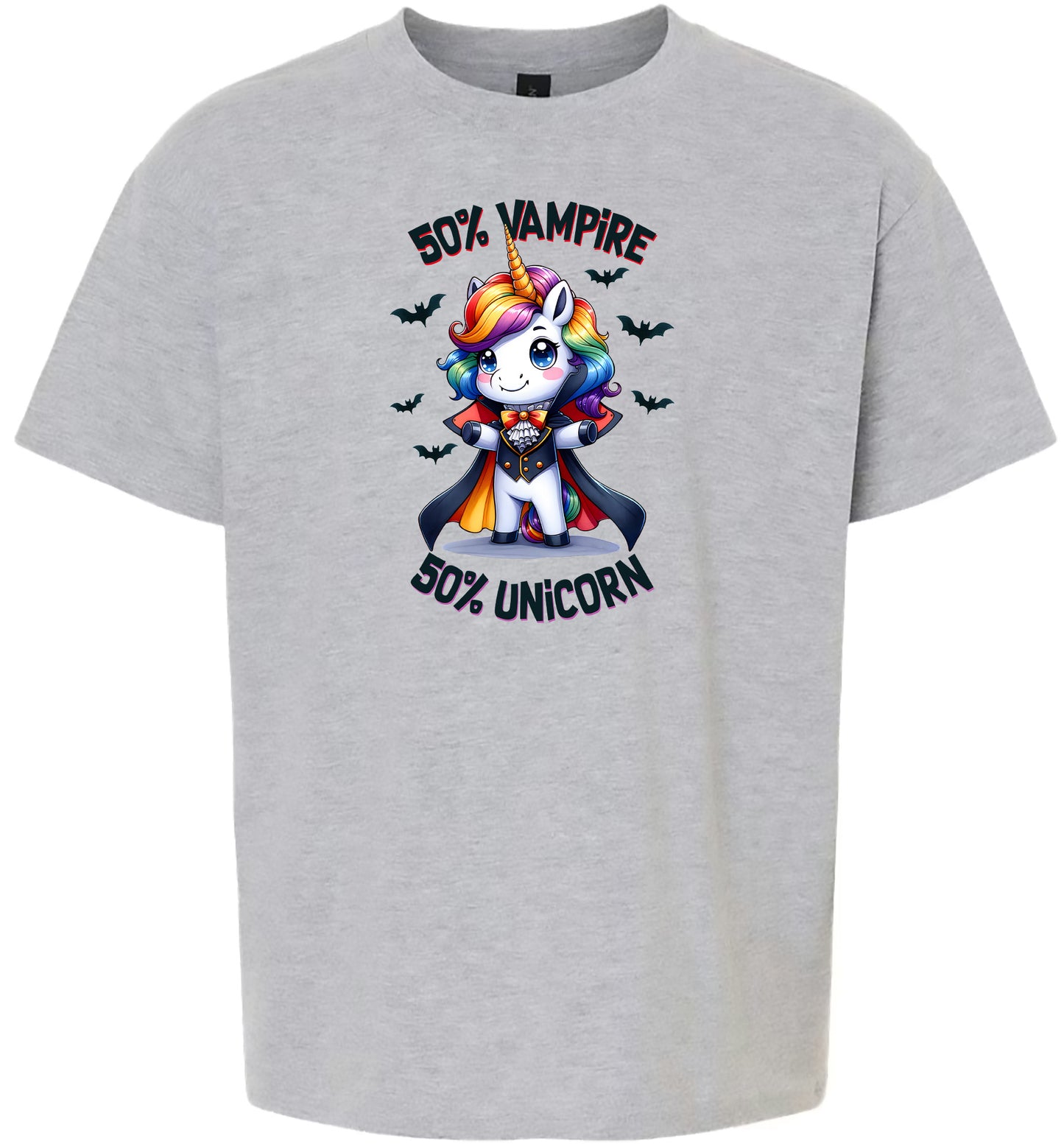 50 Percent Vampire Children's Gildan Soft Shirt