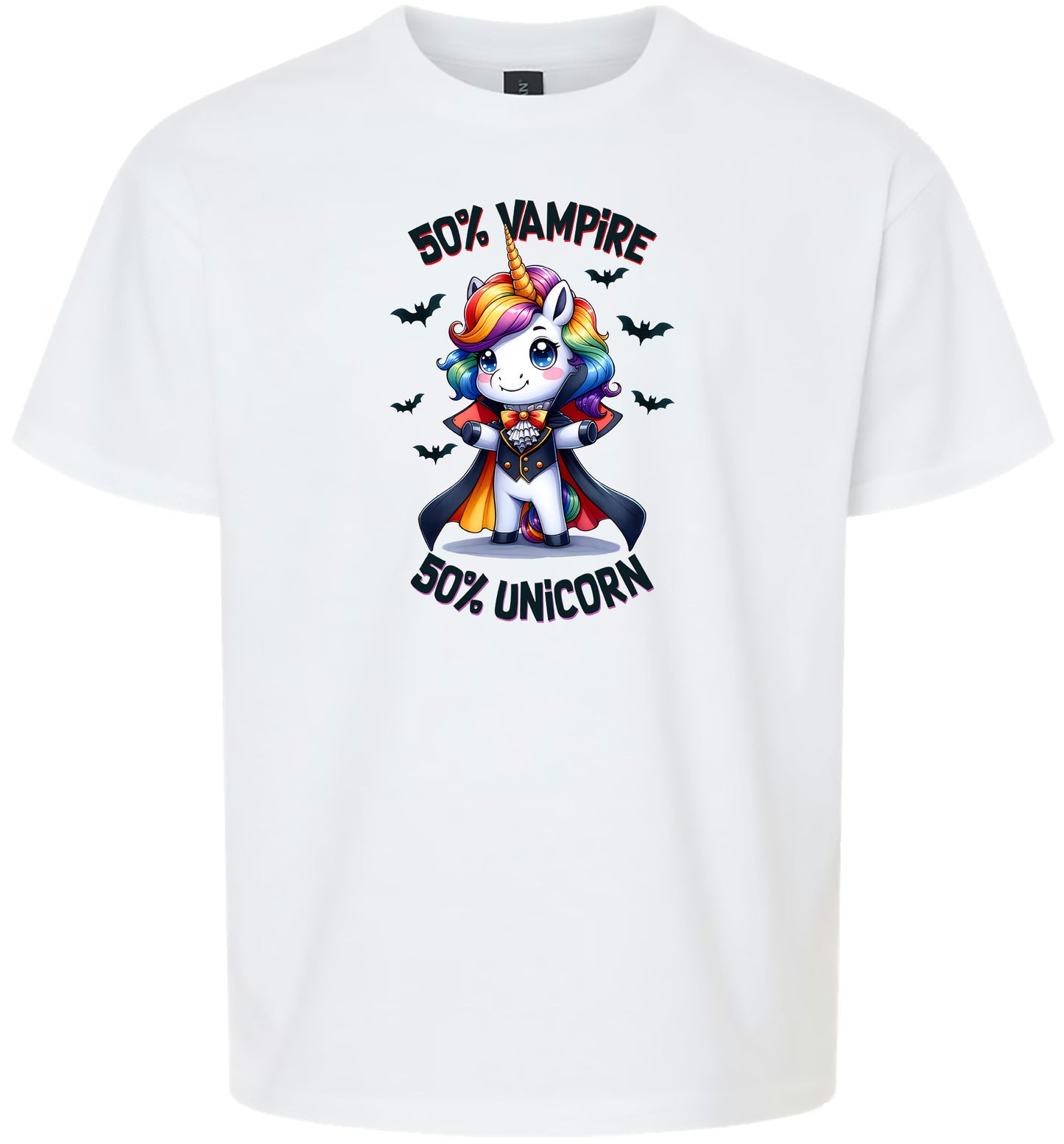 50 Percent Vampire Children's Gildan Soft Shirt