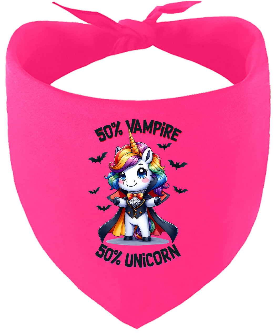 50 Percent Vampire Pet Bandana