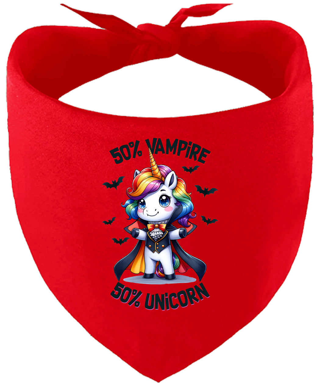 50 Percent Vampire Pet Bandana