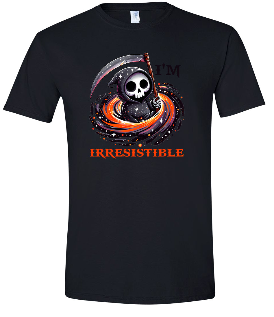 Irresistable Death Adult Gildan Soft Shirt