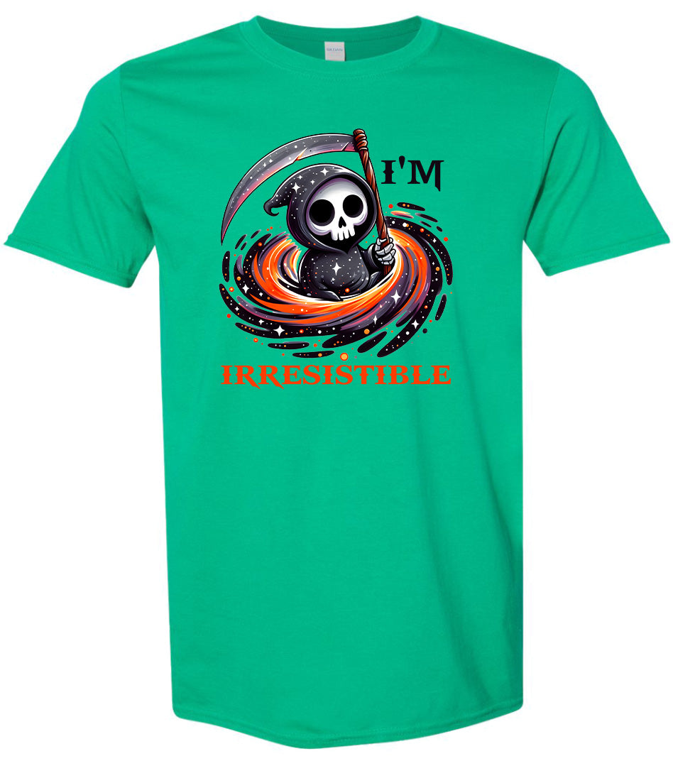 Irresistable Death Adult Gildan Soft Shirt