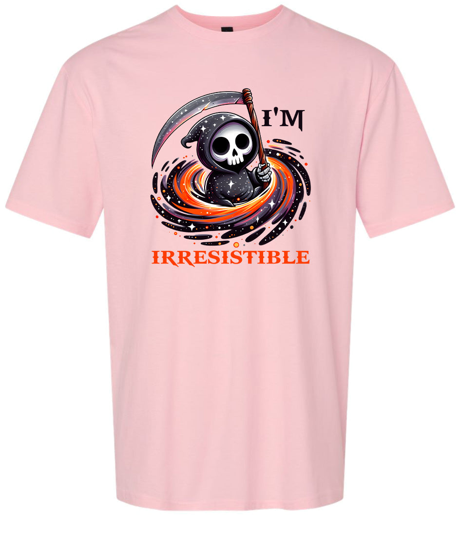 Irresistable Death Adult Gildan Soft Shirt