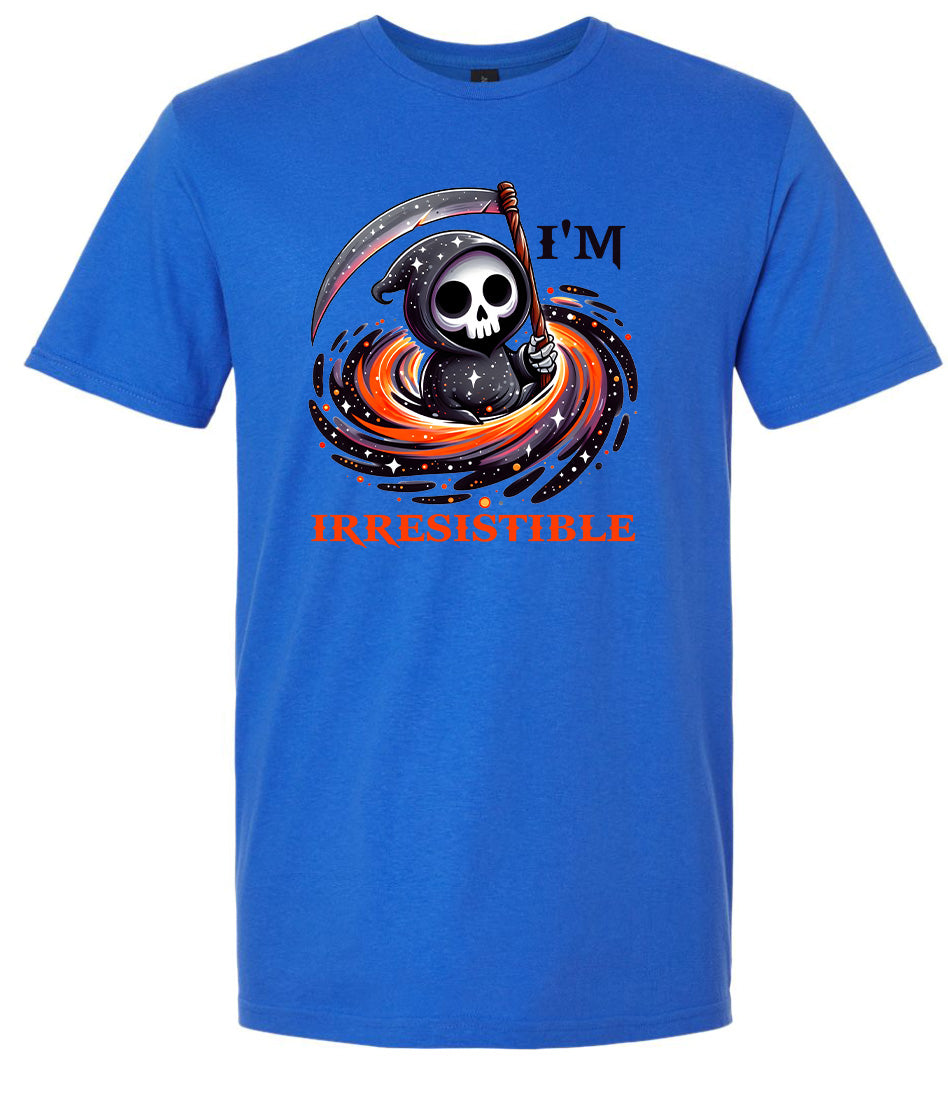 Irresistable Death Adult Gildan Soft Shirt