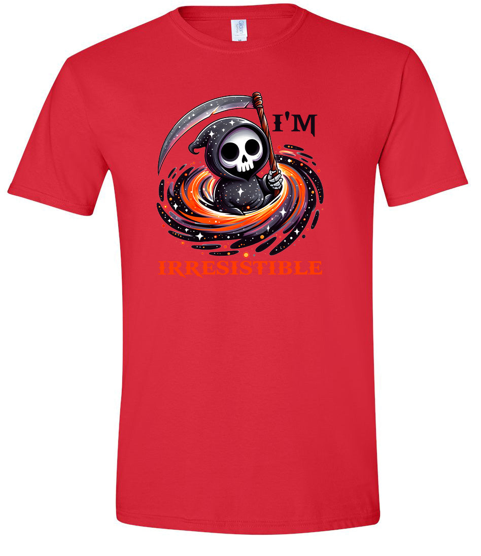 Irresistable Death Adult Gildan Soft Shirt