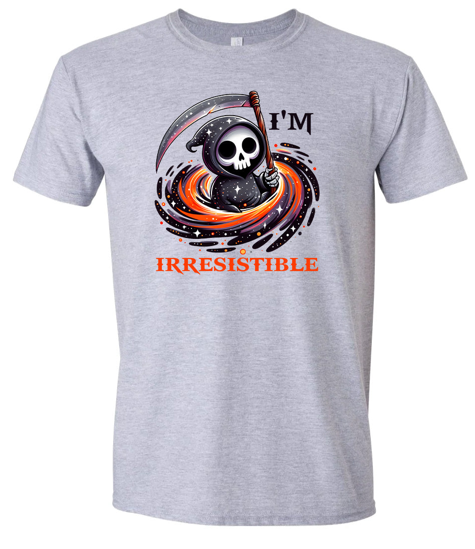 Irresistable Death Adult Gildan Soft Shirt