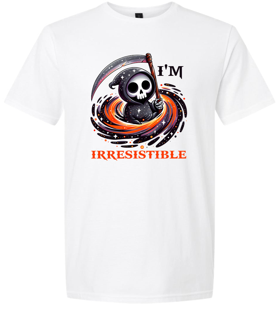 Irresistable Death Adult Gildan Soft Shirt