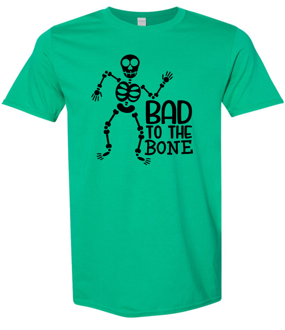 Bad to the Bone Adult Gildan Soft Shirt