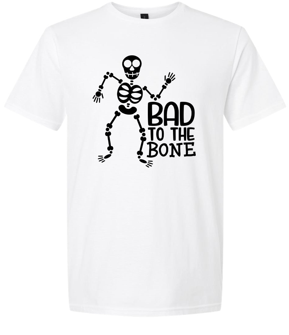 Bad to the Bone Adult Gildan Soft Shirt