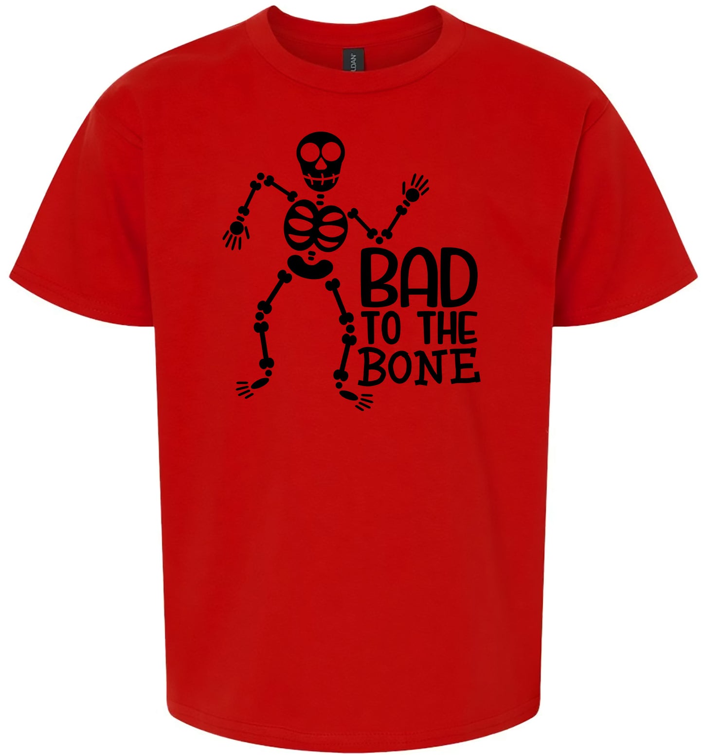 Bad to the Bone Children's Gildan Soft Shirt