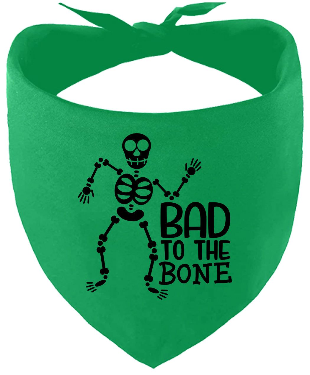 Bad to the Bone Pet Bandana