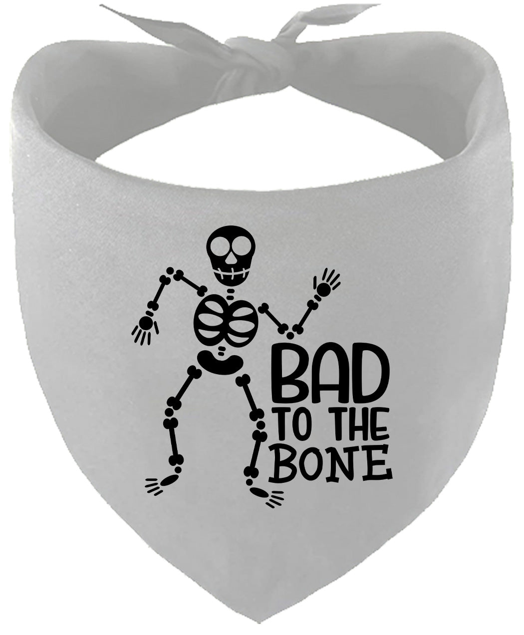 Bad to the Bone Pet Bandana