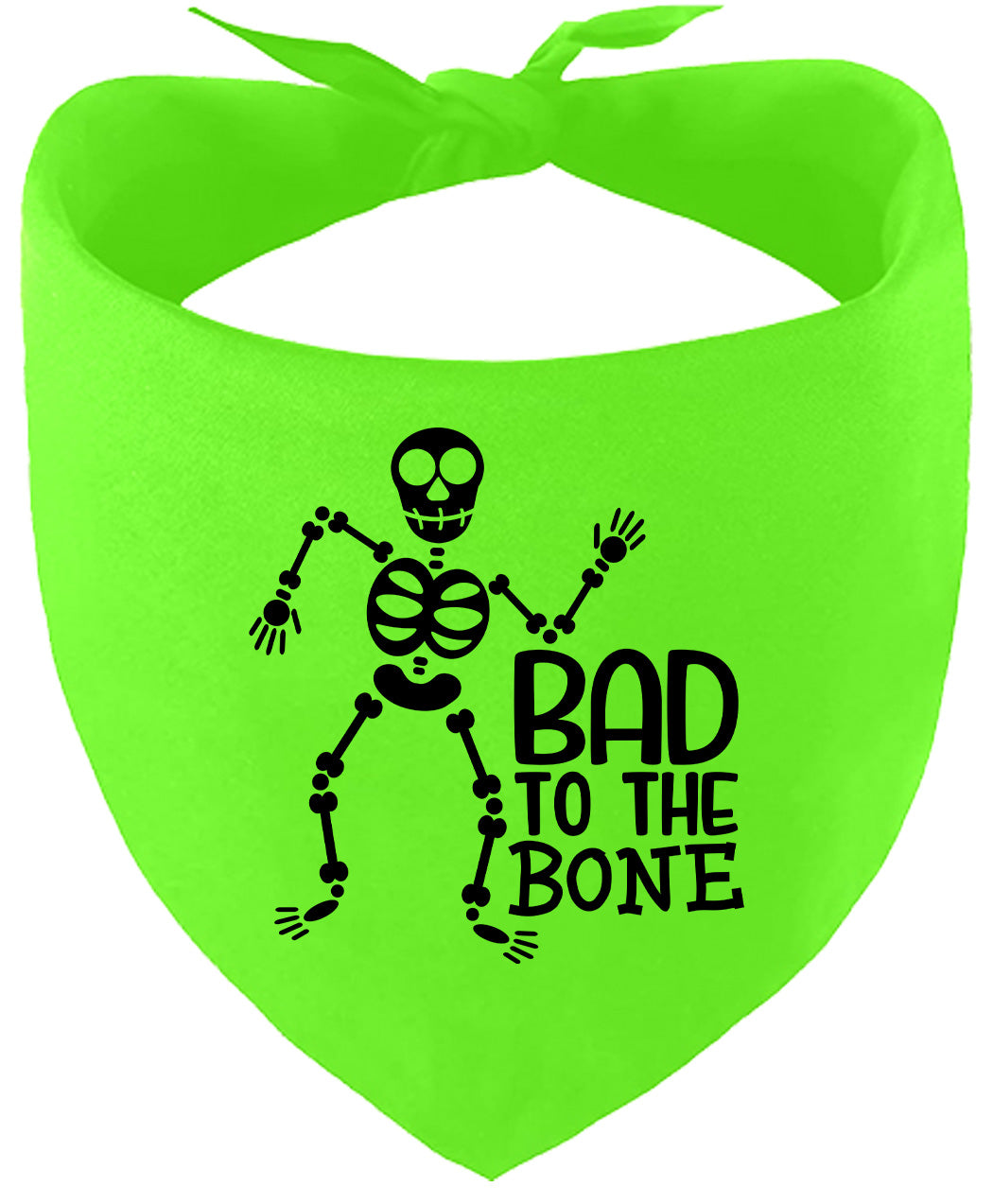 Bad to the Bone Pet Bandana
