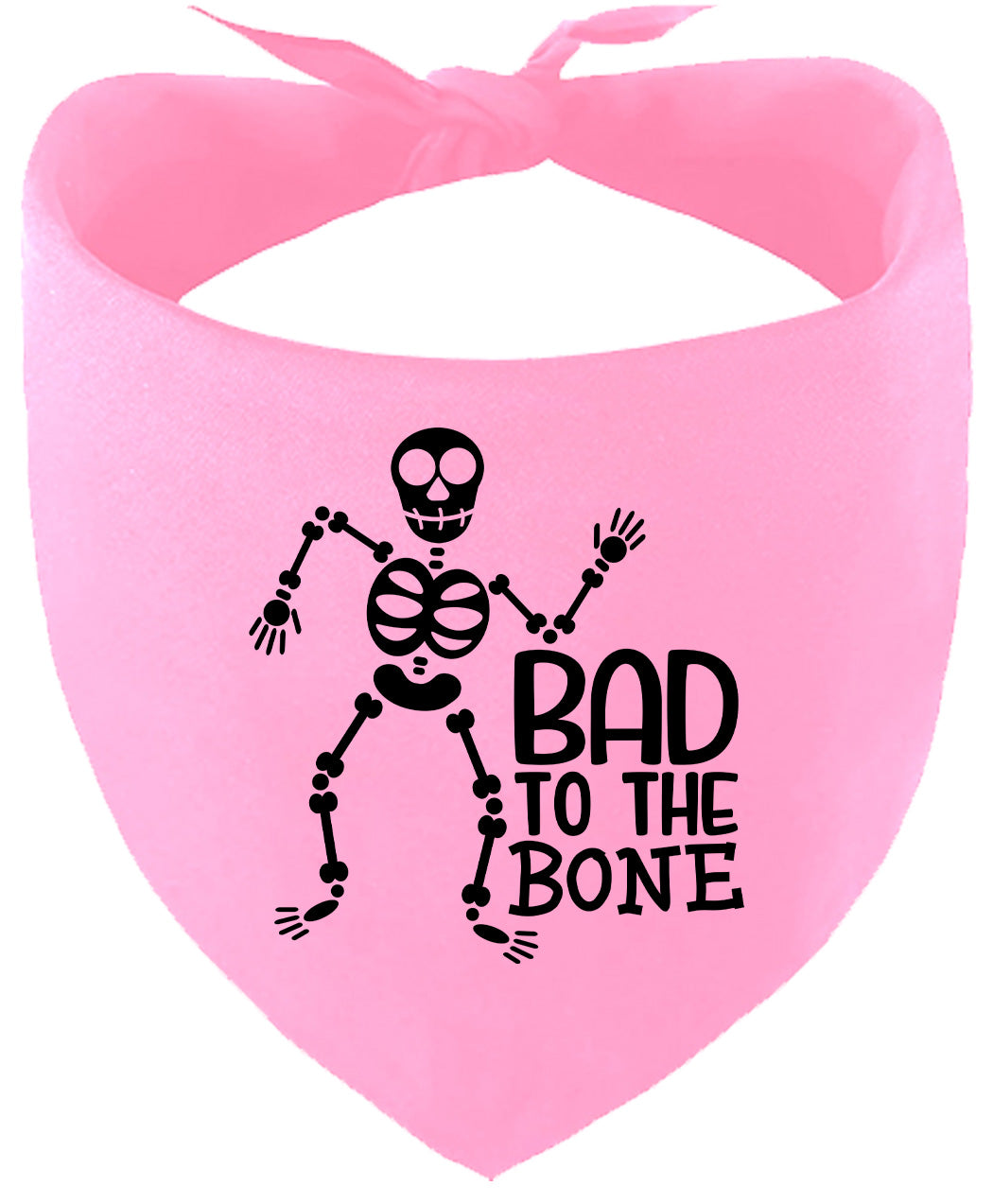 Bad to the Bone Pet Bandana