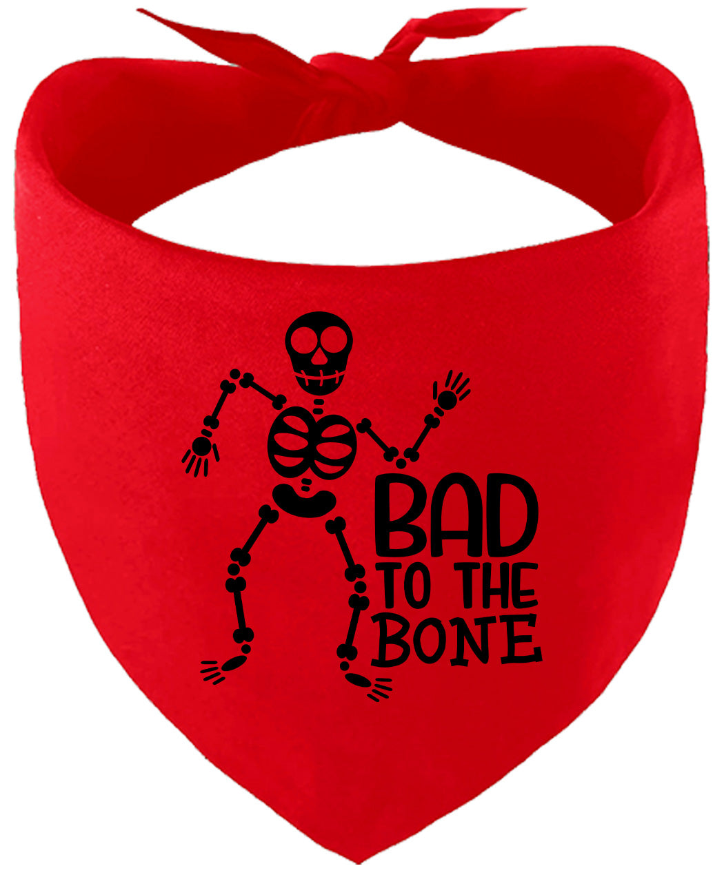Bad to the Bone Pet Bandana