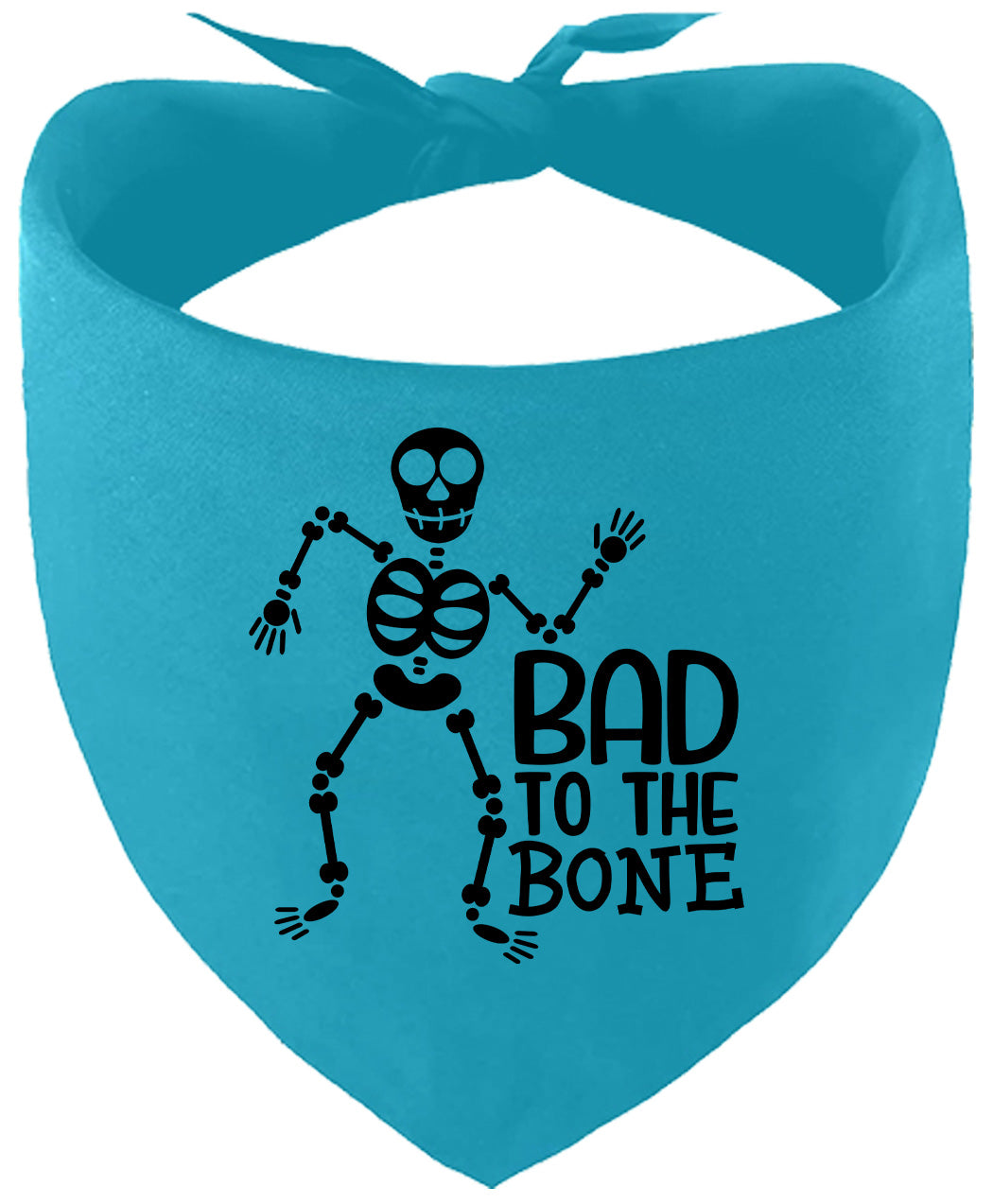 Bad to the Bone Pet Bandana