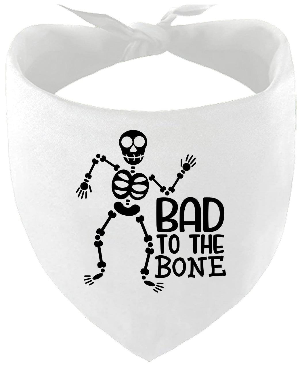 Bad to the Bone Pet Bandana