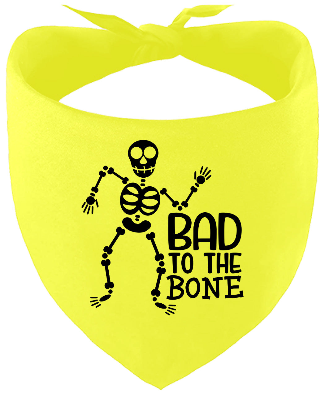 Bad to the Bone Pet Bandana