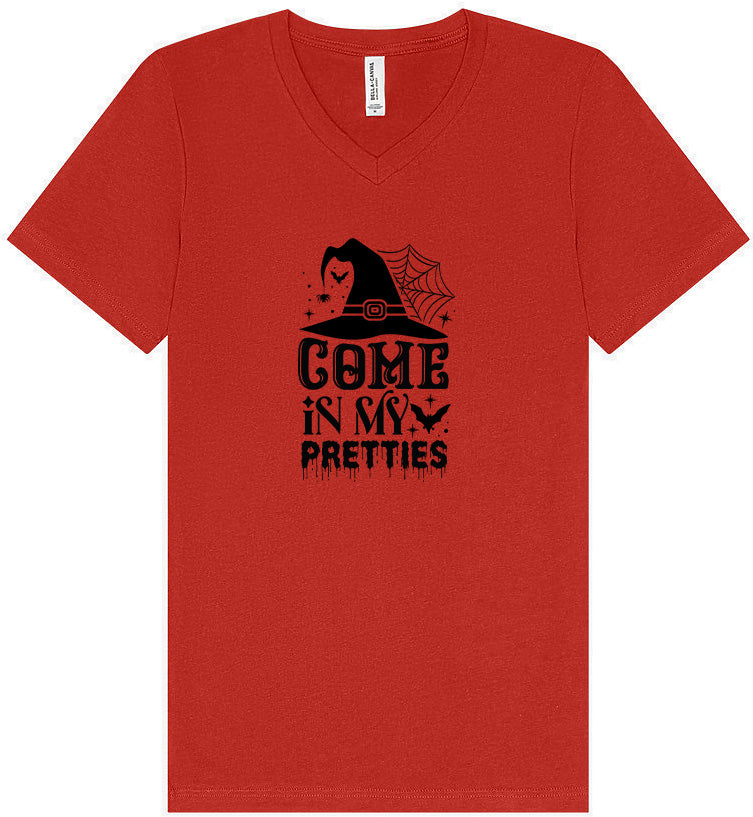 Come in My Pretties Unisex V-Neck Shirt