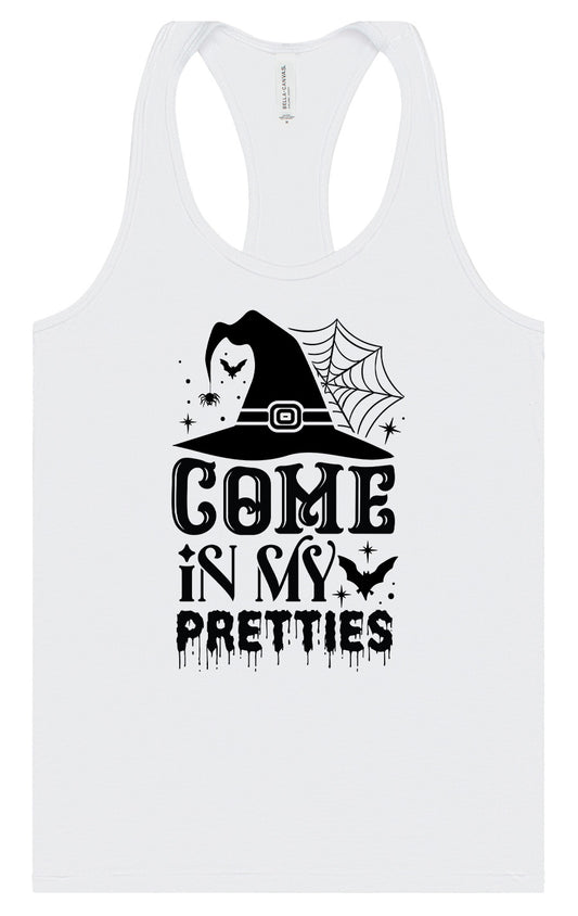 Come in My Pretties Women's Racerback Tank