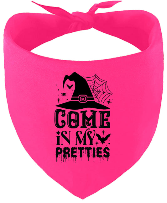 Come in My Pretties Pet Bandana