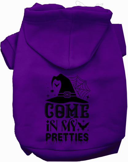 Purple Come In My Pretties pet hoodie