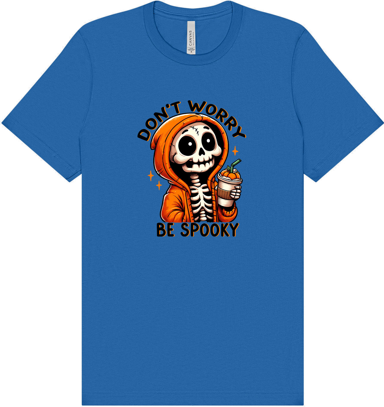 Don't Worry Be Spooky Adult Bella Canvas Shirt