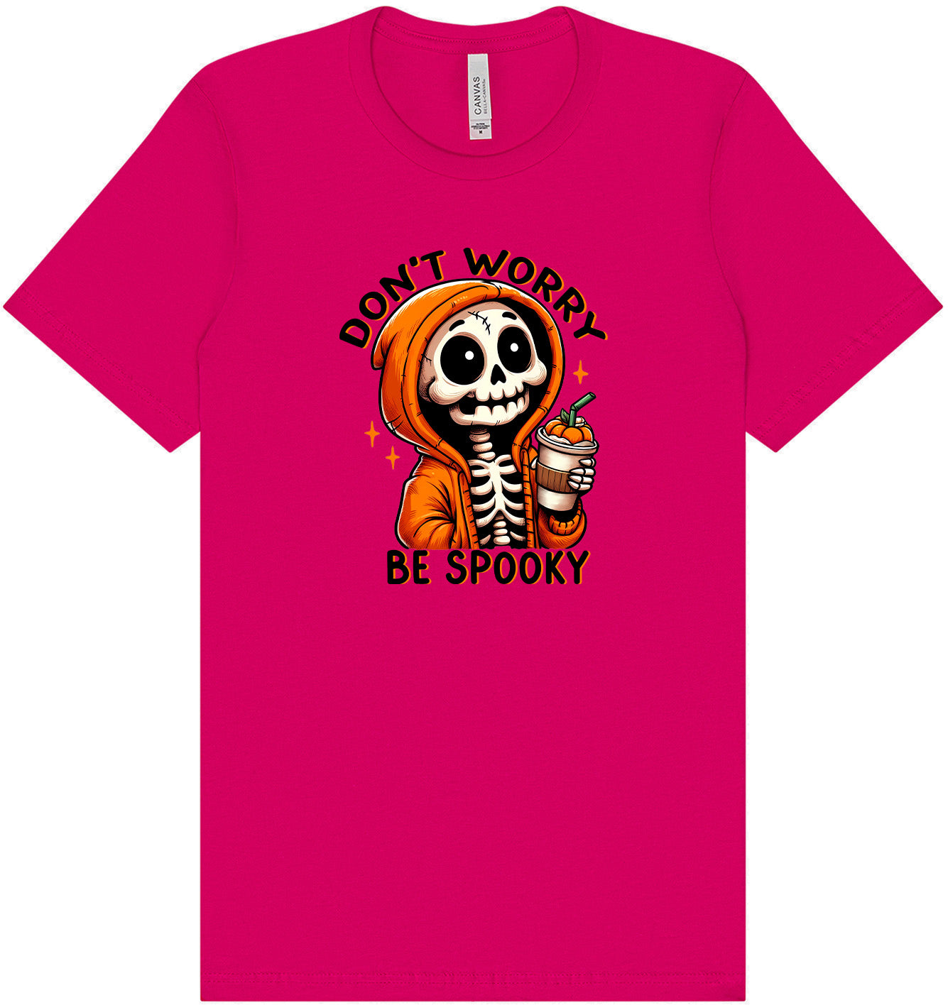 Don't Worry Be Spooky Adult Bella Canvas Shirt