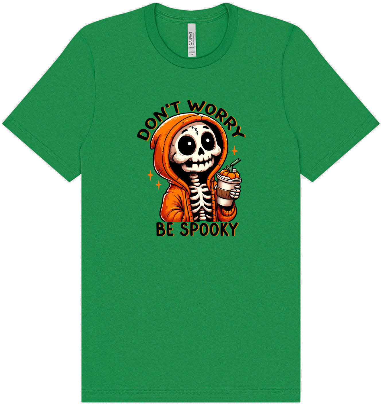 Don't Worry Be Spooky Adult Bella Canvas Shirt