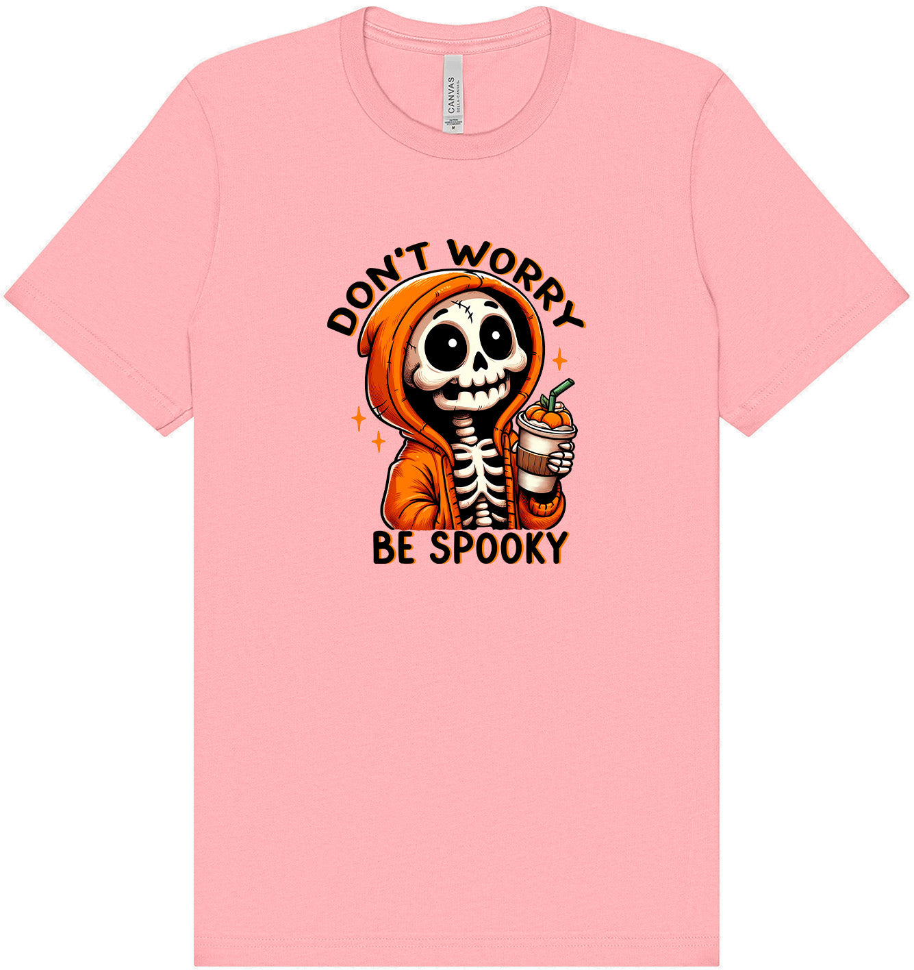 Don't Worry Be Spooky Adult Bella Canvas Shirt