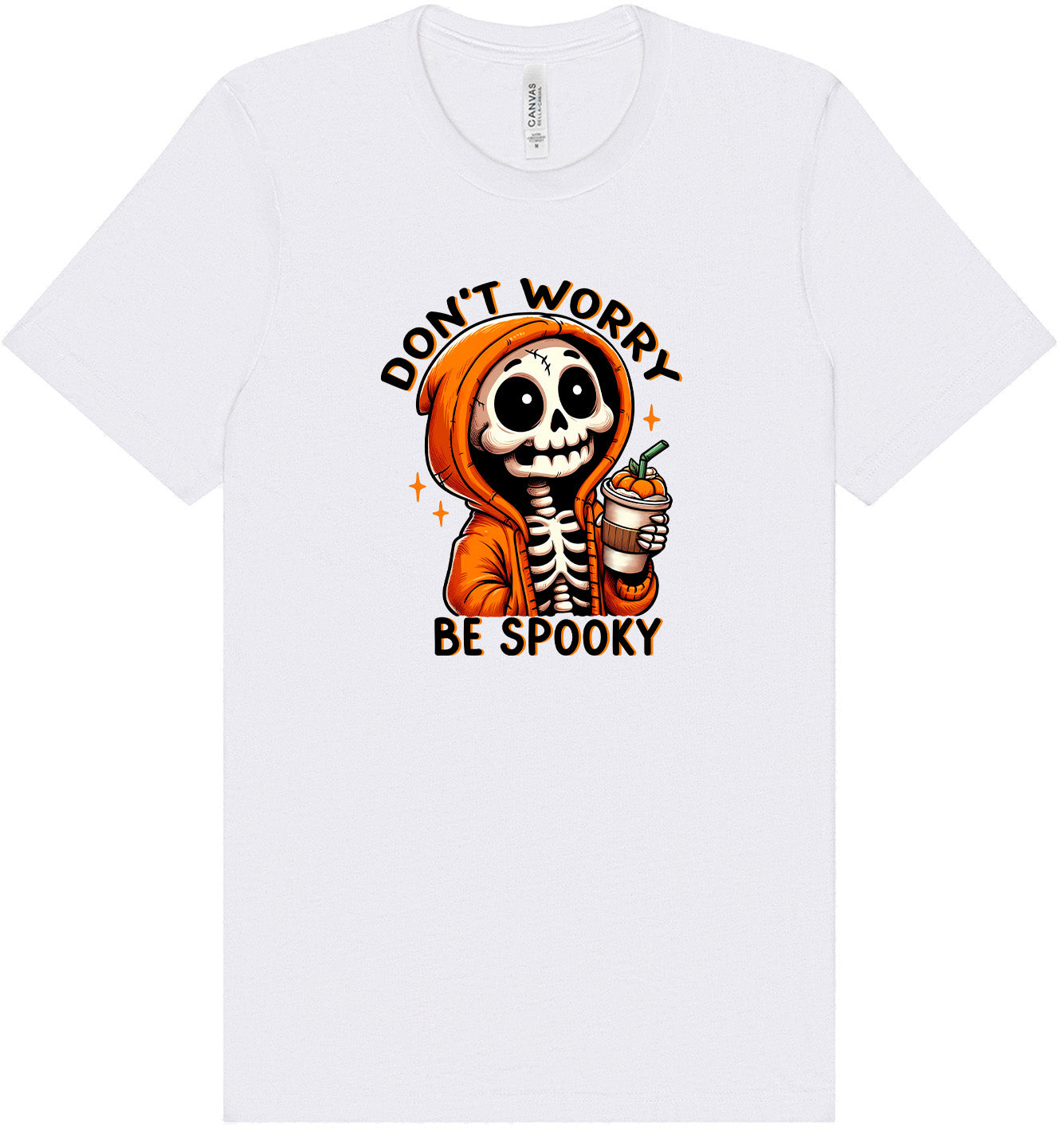 Don't Worry Be Spooky Adult Bella Canvas Shirt