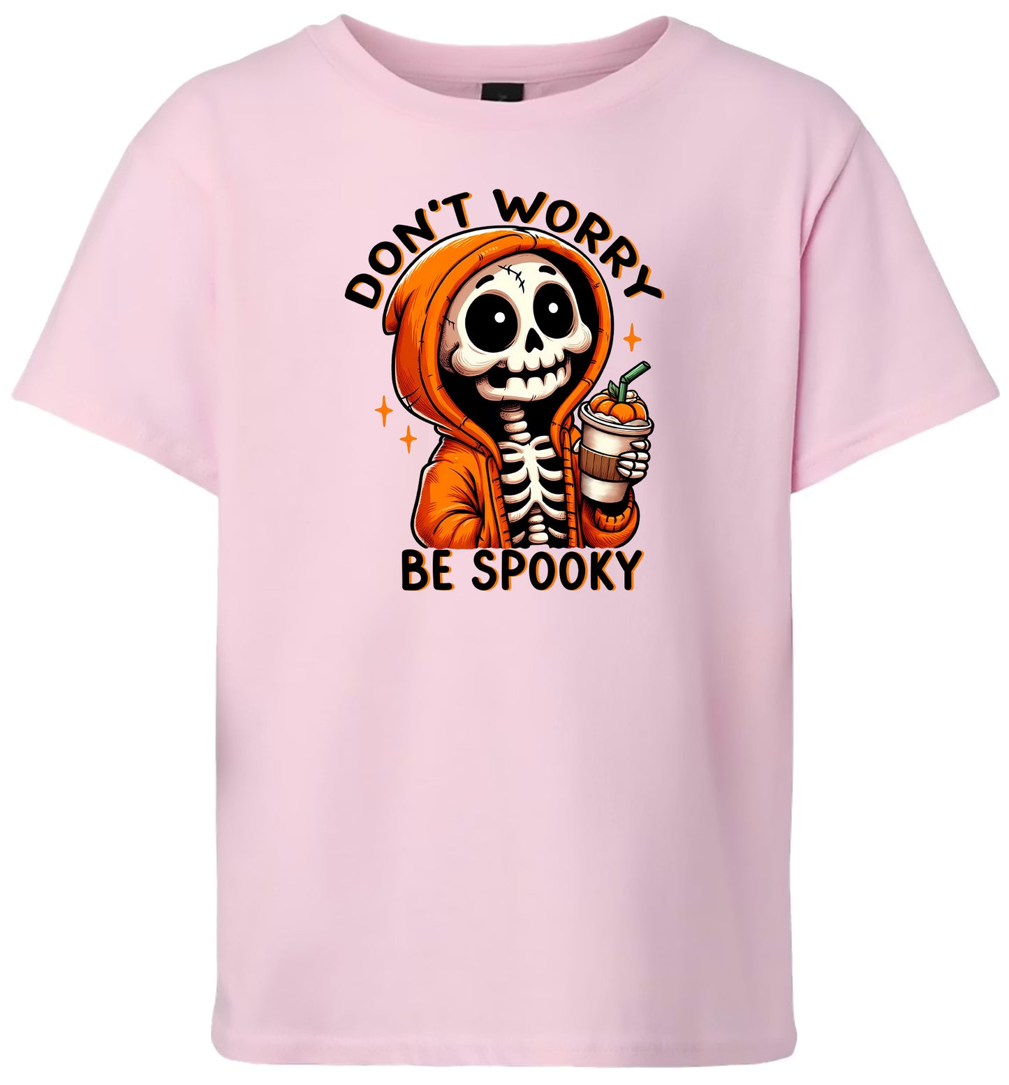 Don't Worry Be Spooky Children's Gildan Soft Shirt