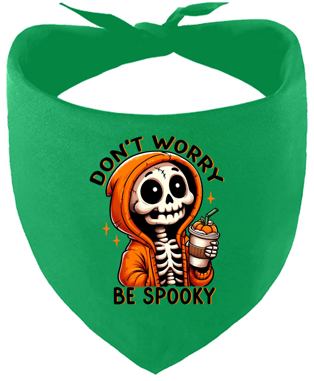 Don't Worry Be Spooky Pet Bandana