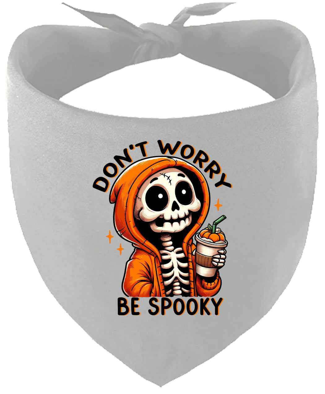 Don't Worry Be Spooky Pet Bandana