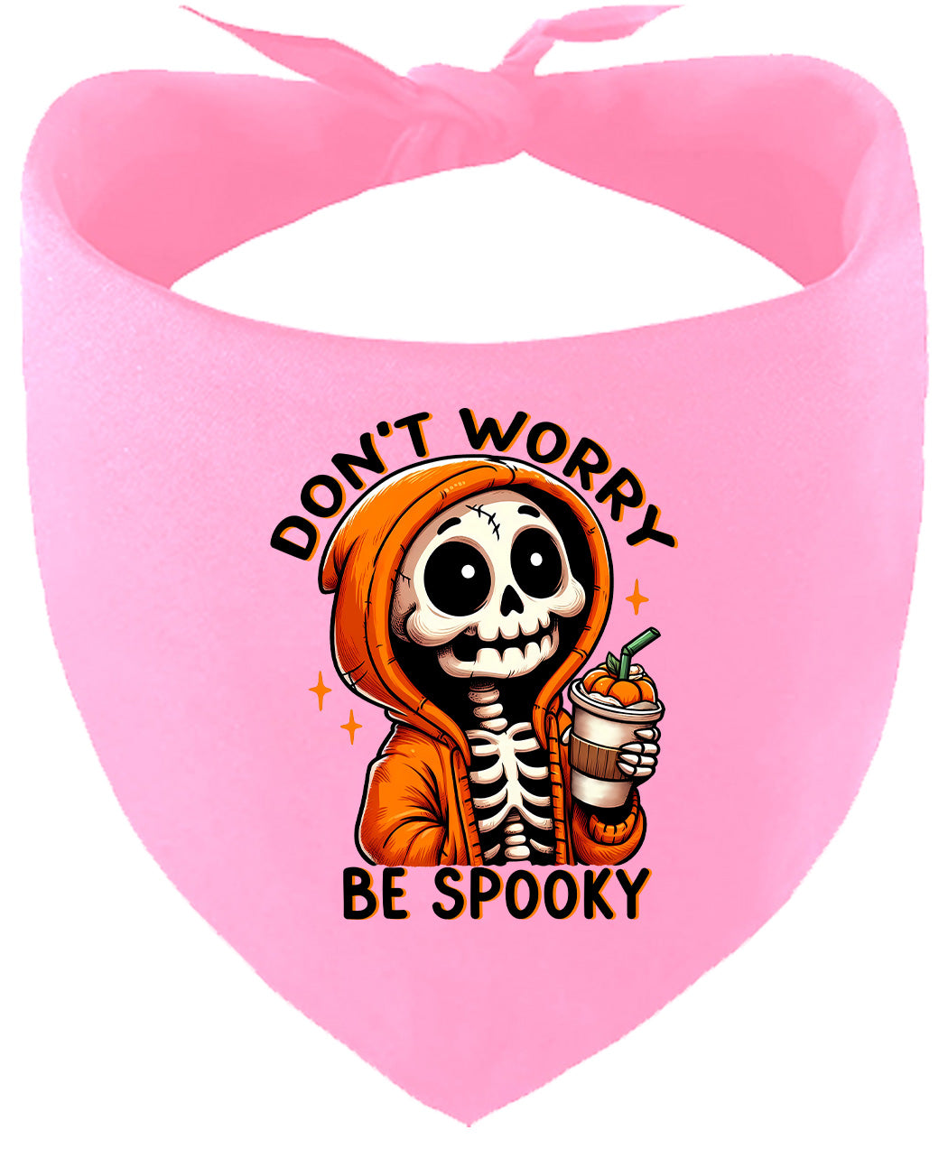 Don't Worry Be Spooky Pet Bandana
