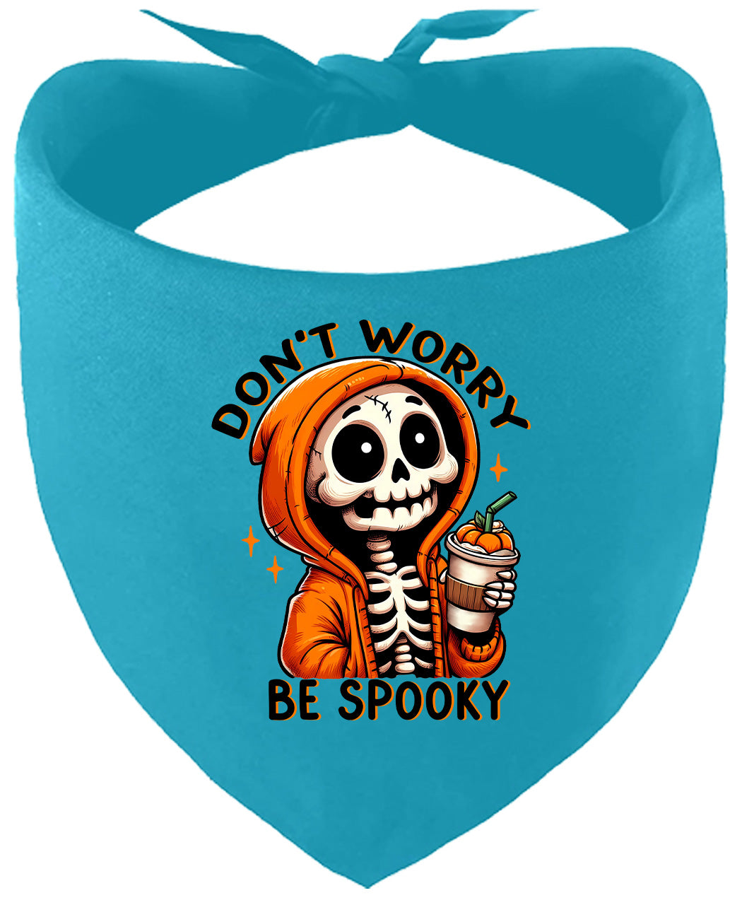 Don't Worry Be Spooky Pet Bandana