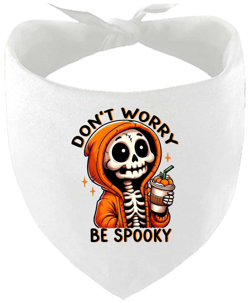 Don't Worry Be Spooky Pet Bandana