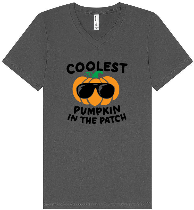 Coolest Pumpkin Unisex V-Neck Shirt