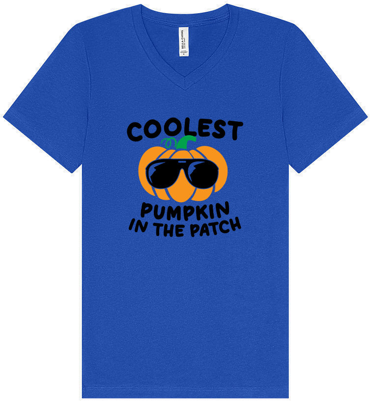 Coolest Pumpkin Unisex V-Neck Shirt