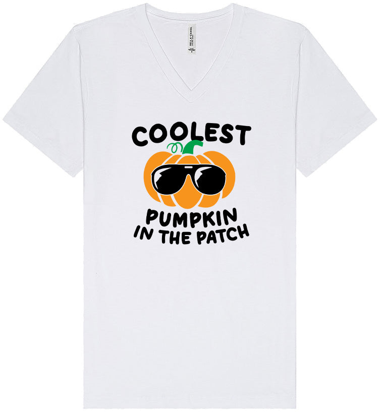 Coolest Pumpkin Unisex V-Neck Shirt