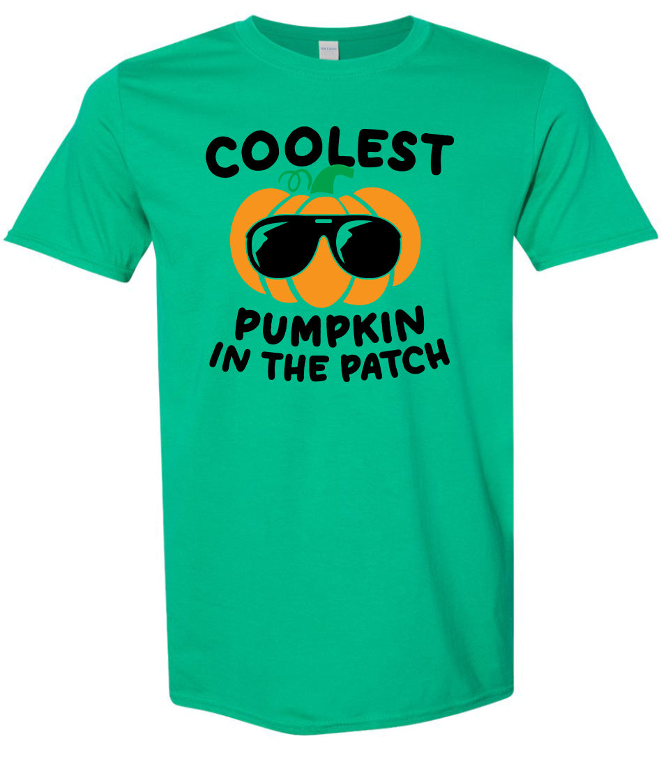 Coolest Pumpkin Adult Gildan Soft Shirt