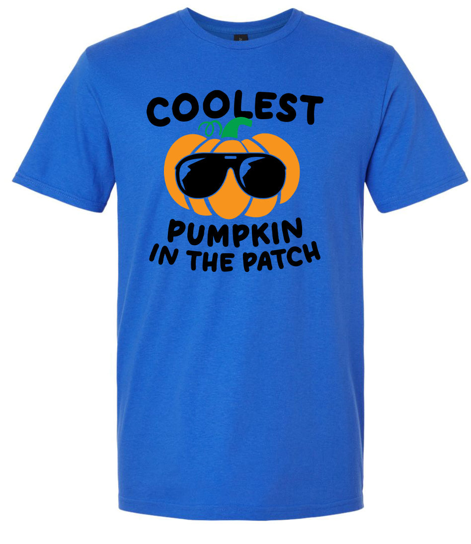 Coolest Pumpkin Adult Gildan Soft Shirt